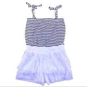 Hello Gorgeous Toddler Girls Clothes 3t Romper Lace Shorts